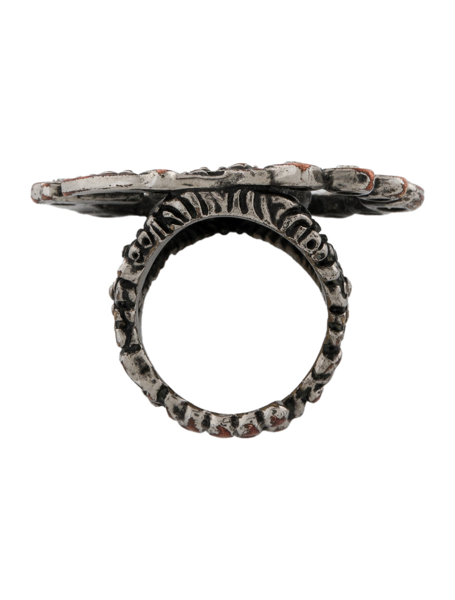 Gucci Crystal Cocktail Ring